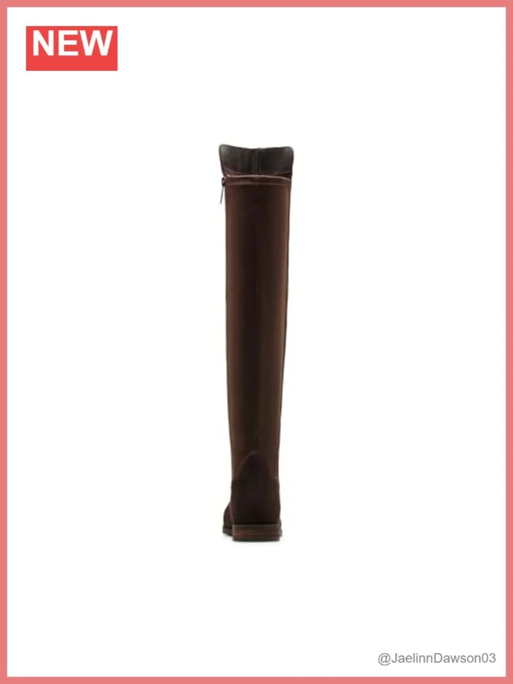 Over the Knee Waterproof Suede Boots 50/50 Stretch Square Toe